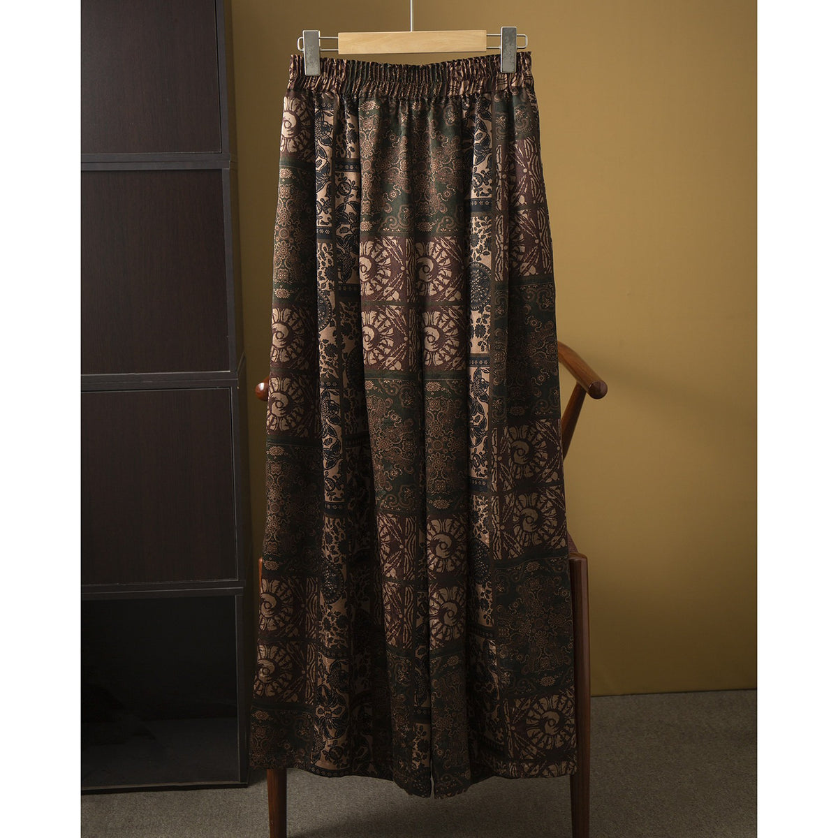 Mosaic Bloom Xiangyun Silk Two-Piece Set