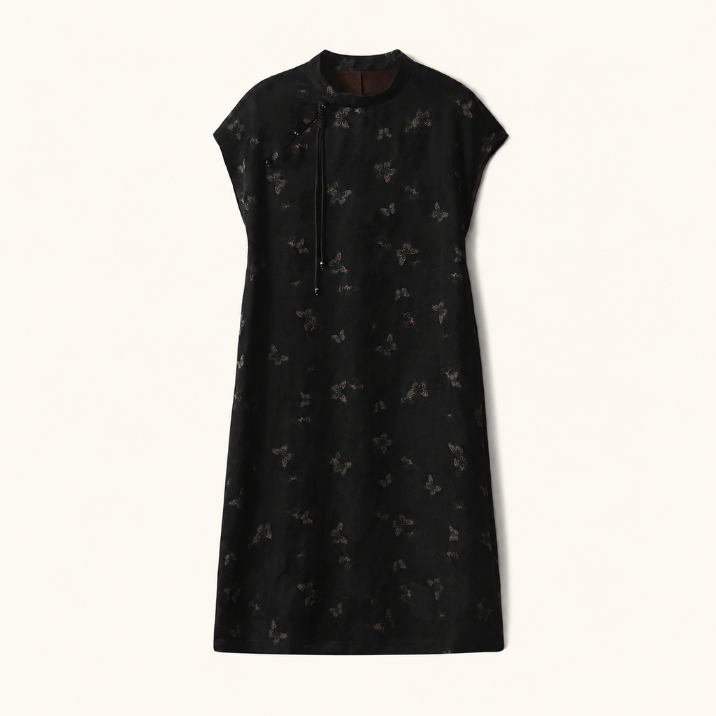 Butterfly Knot Xiangyun Silk Dress