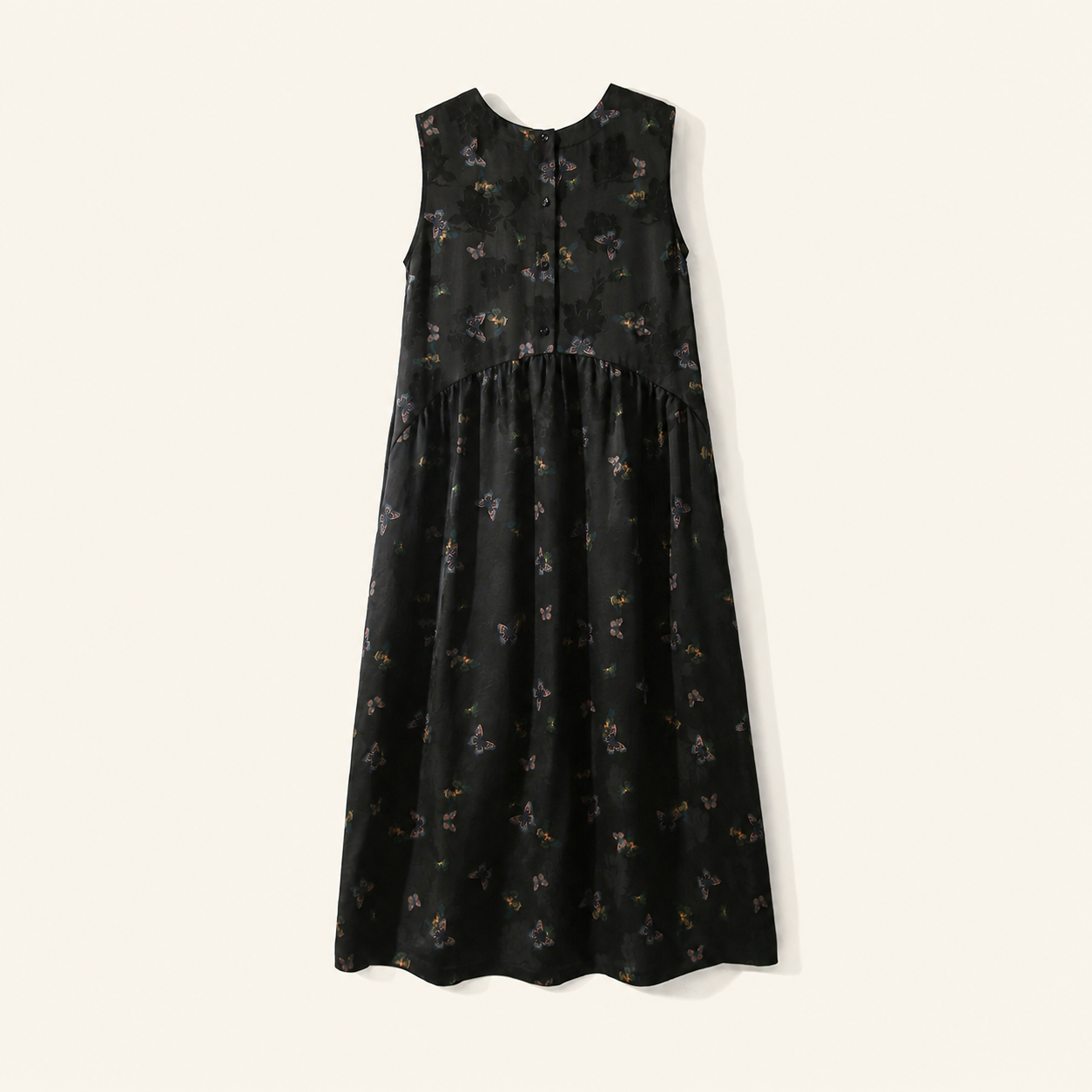 Butterfly Reverie Reversible Xiangyun Silk Dress
