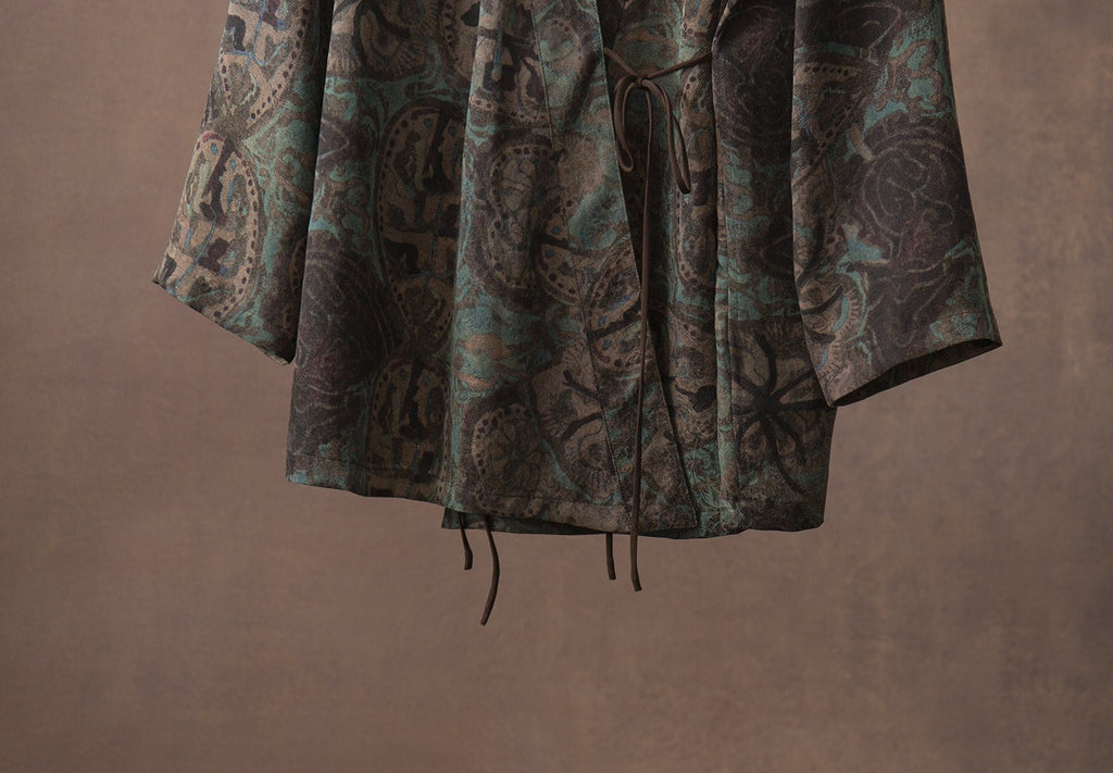 Verdant Reverie Xiangyun Silk Jacket