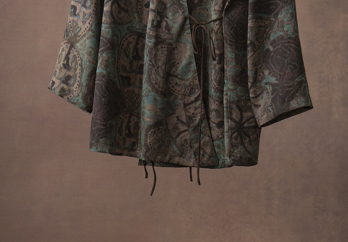 Verdant Reverie Xiangyun Silk Jacket