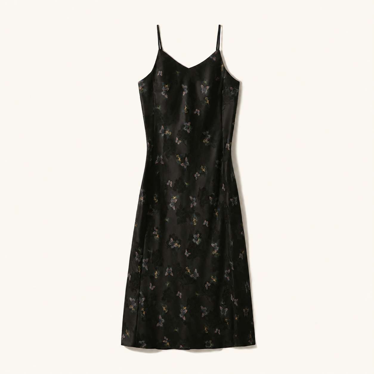 Butterfly Reverie Xiangyun Silk Slip Dress