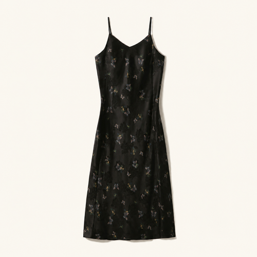 Butterfly Reverie Xiangyun Silk Slip Dress