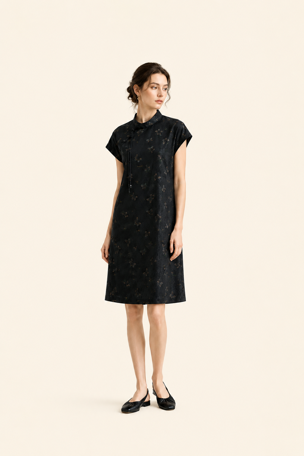 Butterfly Knot Xiangyun Silk Dress